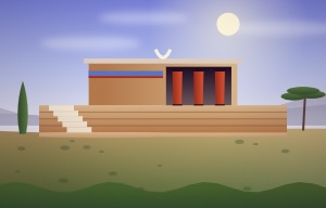 Palace of Knossos scene